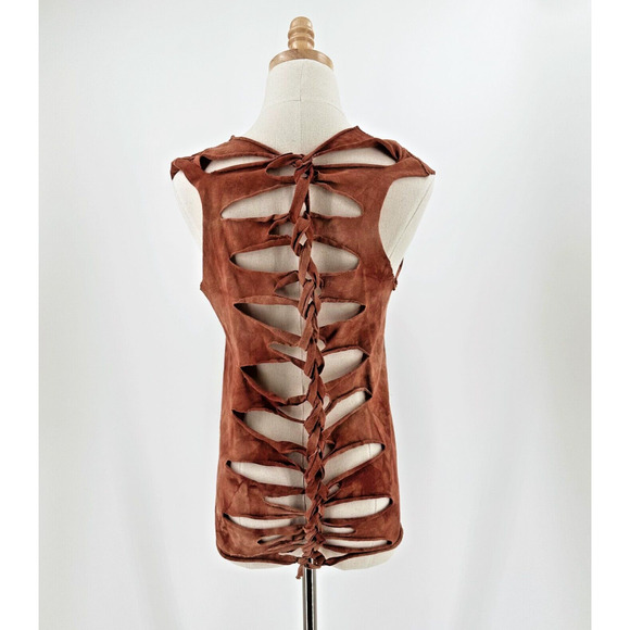 Mountain Lion All Over Graphic Customized T-Shirt Size Small Y2K 90s Cut-Out - Picture 2 of 6